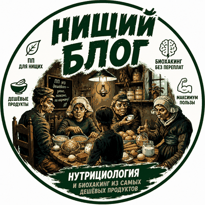Логотип Бюджетного биохакинга